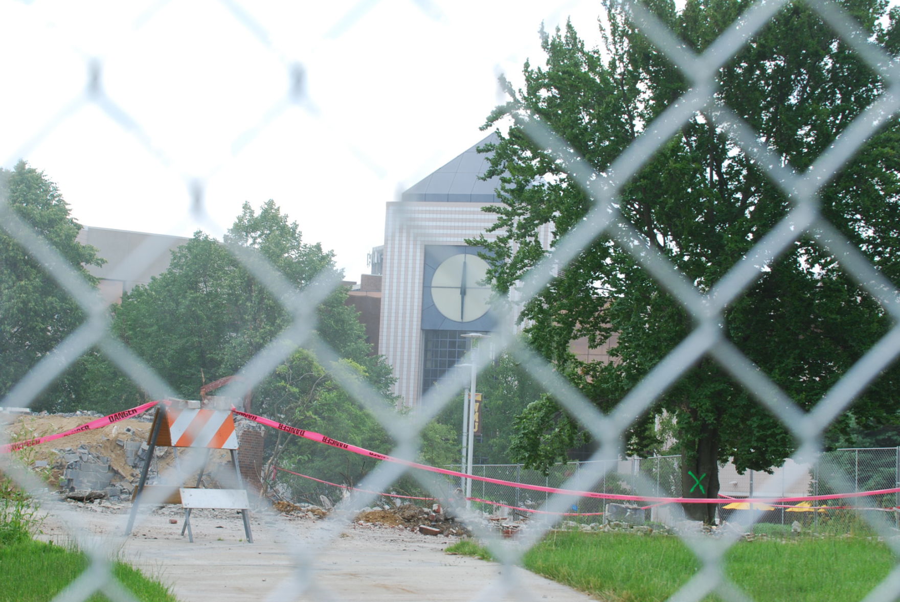 Sneak peak into McCracken Hall demolition